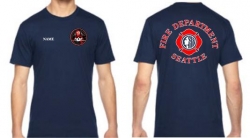 Seattle Fire Station 32 AP BB401W T-shirt 50/50