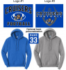 Eatonville Jr Cruisers Football Port & Company Core Fleece Pullover Hooded Sweatshirt